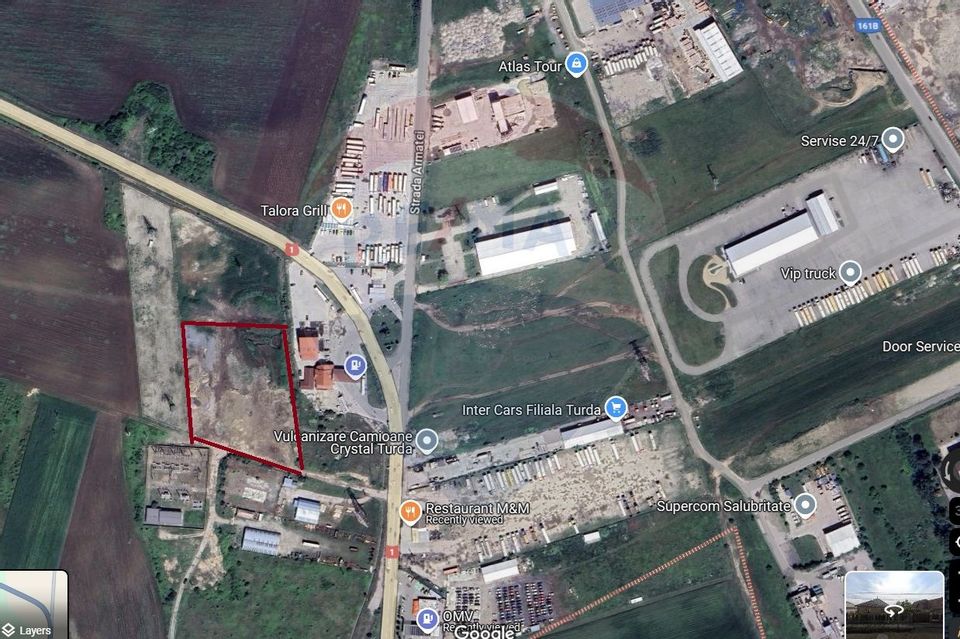 Teren  - Zonă strategică, acces direct la Autostrada Transilvania