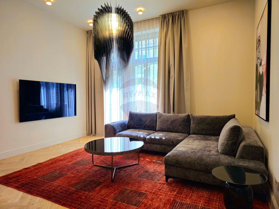 Apartament ULTRAFINISAT cu 2 camere, parcare de închiriat Ultracentral