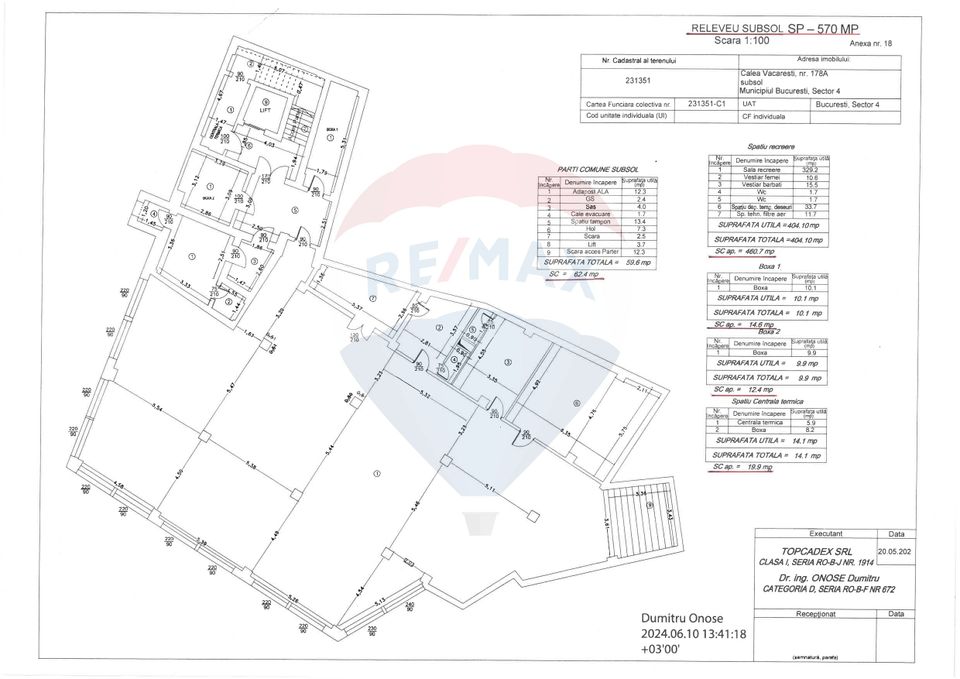 Inchiriere Spatiu comercial autorizat clinica S+P+M+1