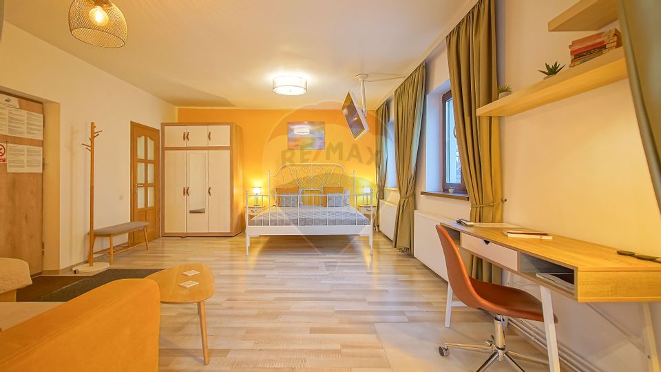 Casa cu 5 studiouri independente, terasa rooftop, vedere montana