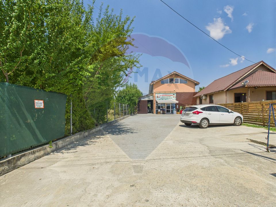 Hala, teren 5000 mp si casa in Potlogi- 38 km pana in Bucuresti