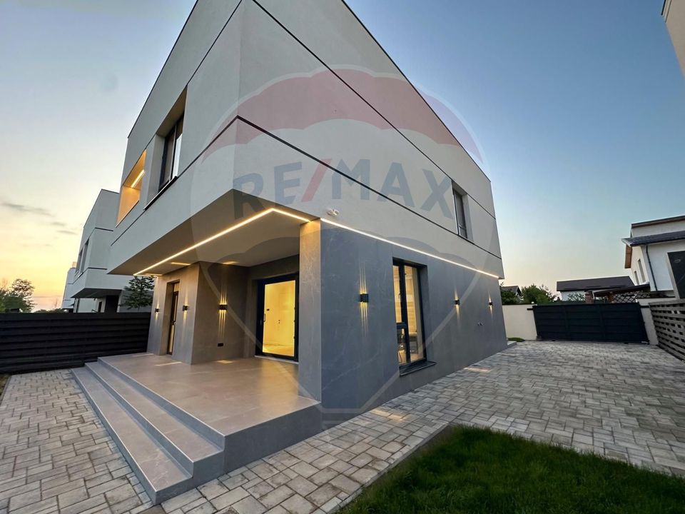 Vila moderna de inchiriat cu 5 camere, prima inchiriere