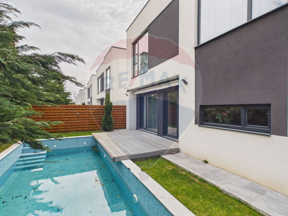 Vila eleganta cu piscina si terasa generoasa – zona Erou Iancu Nicolae