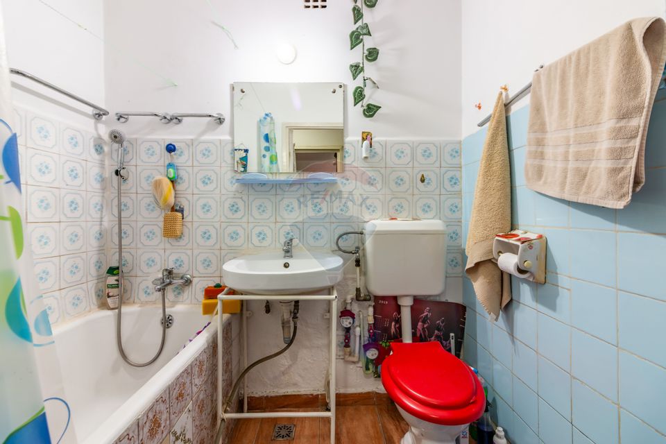 3-room apartment – Huedin street – rehabilitated block – quiet area