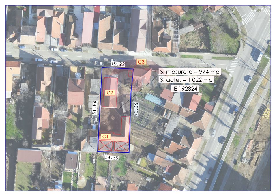 De vânzare Teren intravilan  1,022mp Oradea Zona Oneştilor, Ioşia