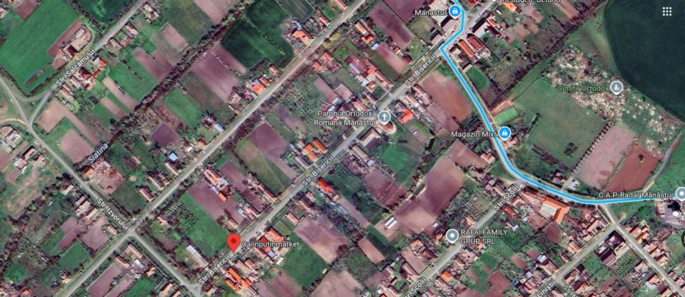 Teren intravilan de vânzare 2,209mp în loc. Mănăștur, jud. Arad