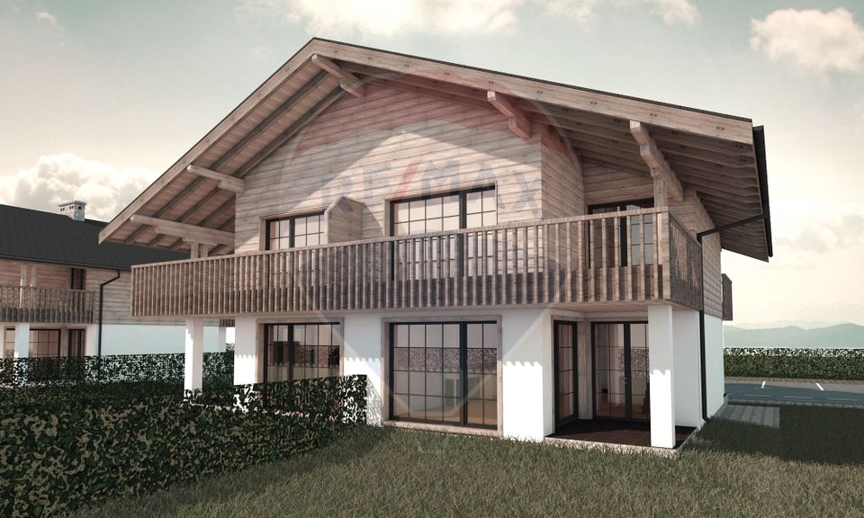 Teren 1600 mp cu proiect & autorizație, Chalet Duplex Râșnov Glăjerie