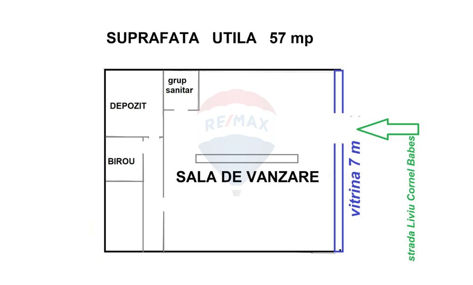 Închiriere spațiu comercial în Brașov, Astra, zona Calea București