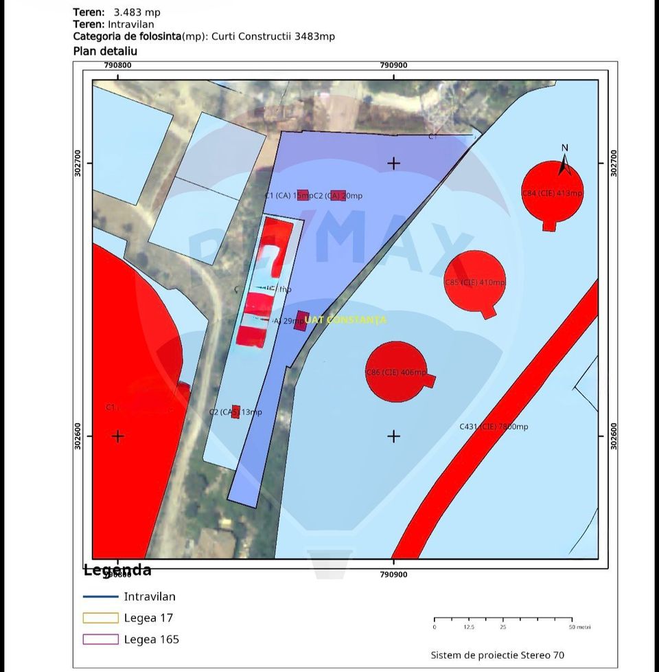 Vanzare Teren intravilan Constanta/ Gara /Activitati comerciale