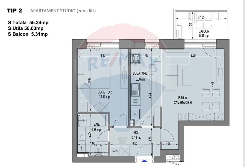 2 room Apartment for sale, Pipera area