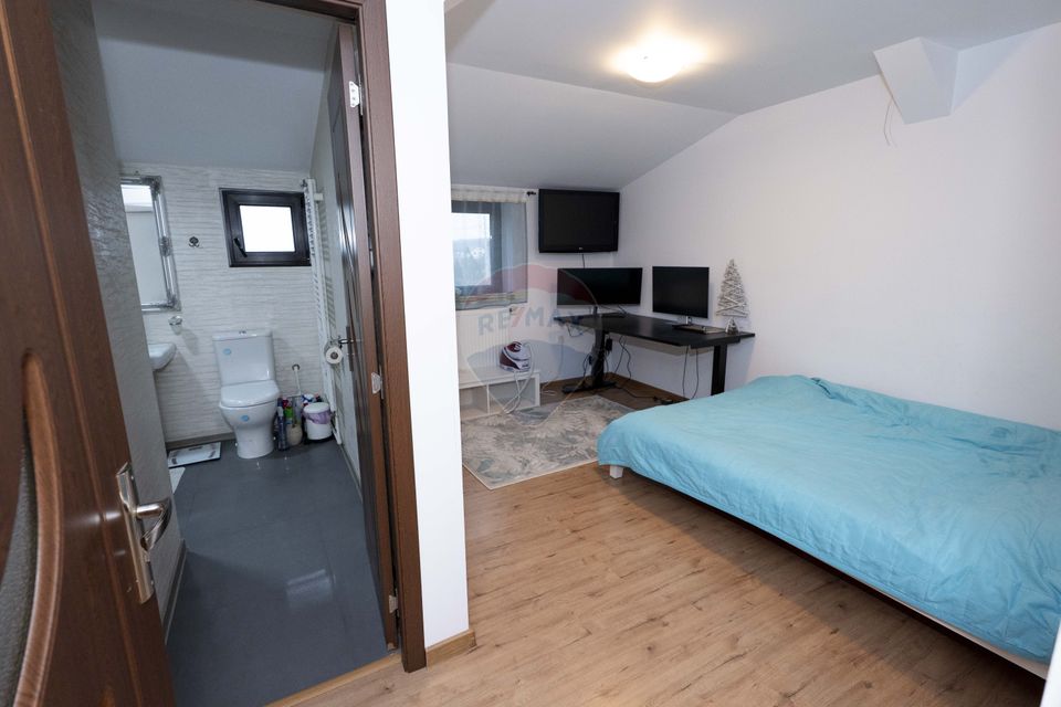 Vila 5 camere complet mobilata, foișor, teren generos