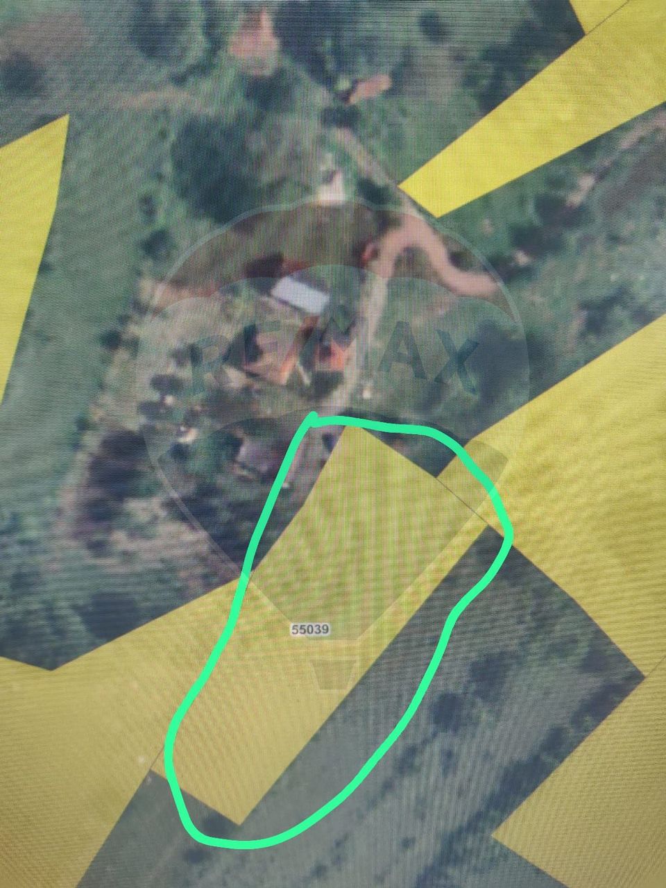 Teren constructii si faneata/livada 3082 mp Damis Bratca drum DJ 764D