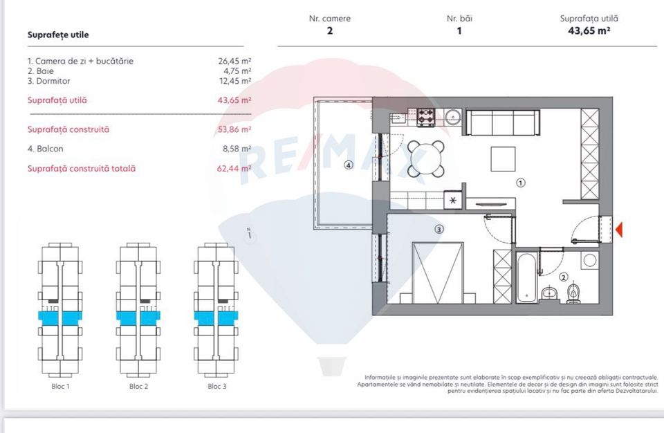 Vanzare Apartamente 2 camere Bld Theodor Pallady