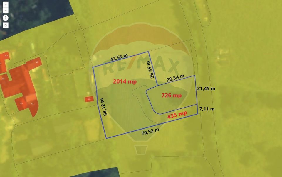 Proiect autorizat (AC) pentru constructia a 4 vile individuale P+M