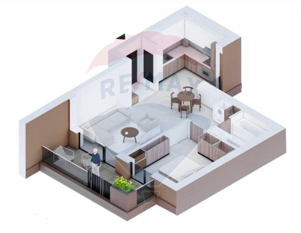 Apartament de lux, 2 camere, în zona Decebal, la 5 minute de metrou