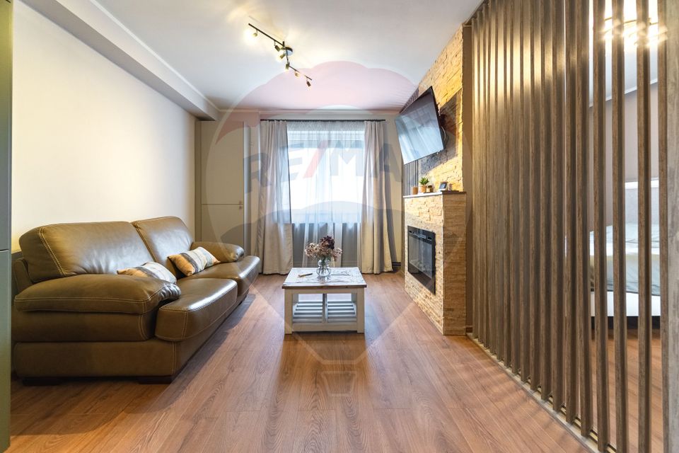 Studio de închiriat | 41,5 mp utili | Mobilat lux