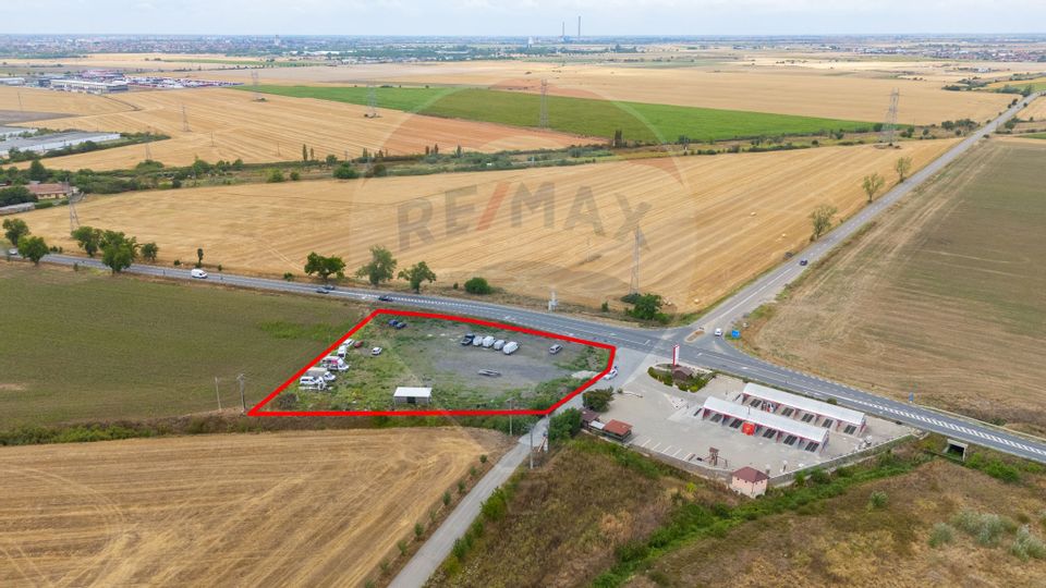 Teren 4200 mp, poziție strategică, utilități, Centura Arad