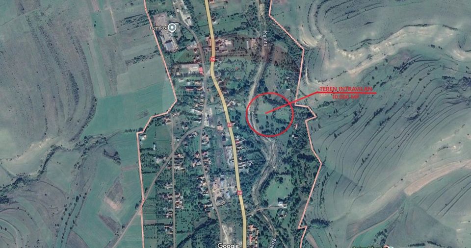 Teren 10.000 mp Calatele – Apuseni, langa rau, ideal investitie turism