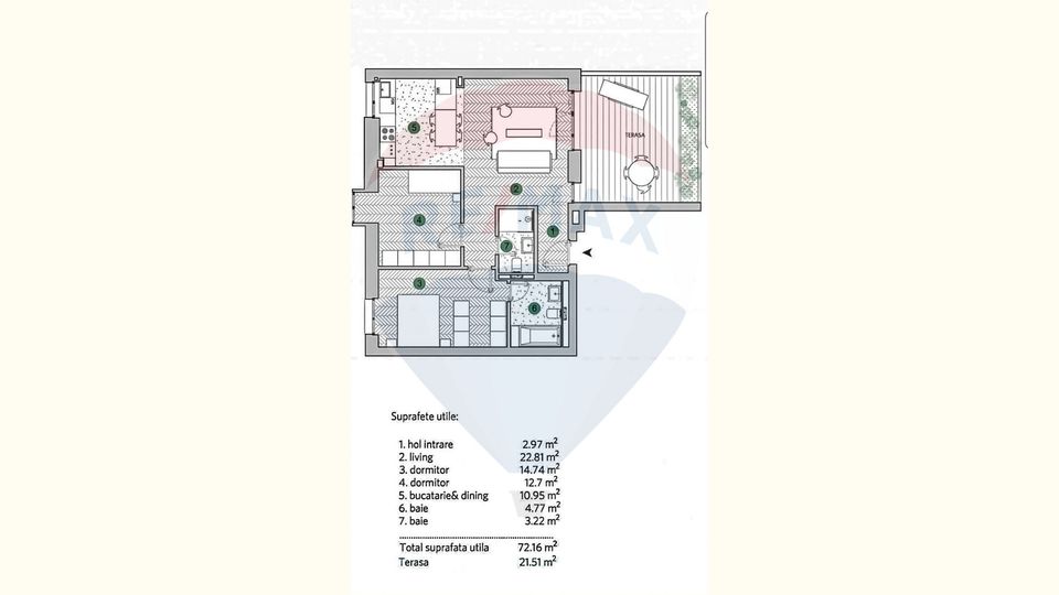 Apartament 3 camere NOU - Avalon Estate Pipera