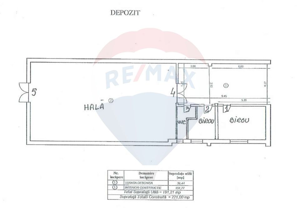 Hala | Spațiu industrial | Cladire birouri in cartierul CFR de vânzare