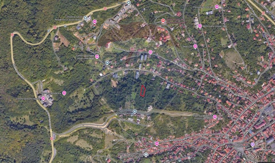 Teren de vânzare – Brașov, zona Dupa Iniste, 2710 mp