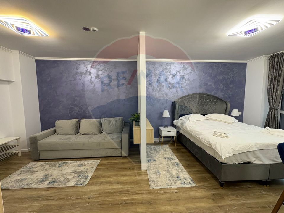 Studio luminos,55 mp, 2022 + parcare, Sinaia, introdus regim hotelier