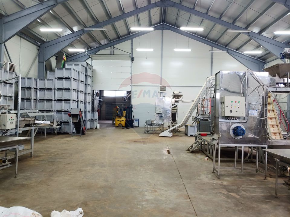 Spațiu industrial-depozit de 1120mp de închiriat în Dumbrăveni, SV