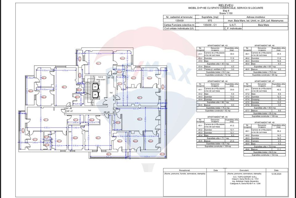 3 room Apartment for sale, Central area