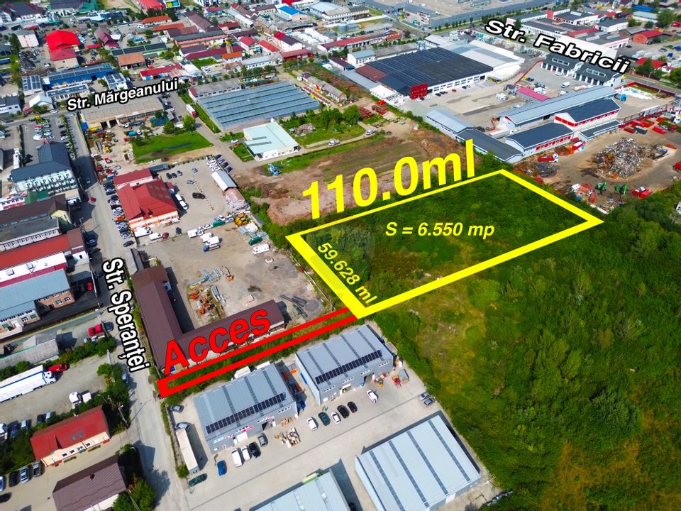 Land 6,550sqm Baia Mare / Strada Sperantei