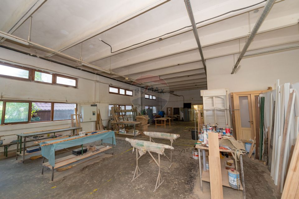 Production/storage hall, access from two streets, Popesti center