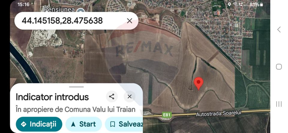 Land 500sqm Valu lui Traian / Strada Parcela 413/33