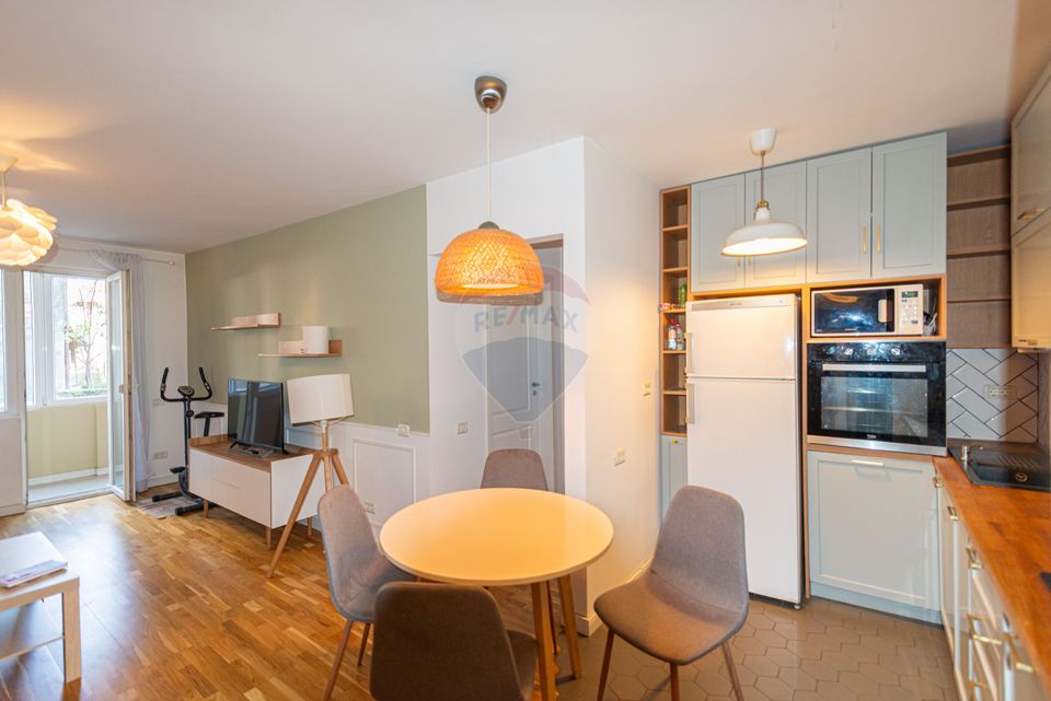 Apartament de închiriat, 43mp, balcon, Gara de nord