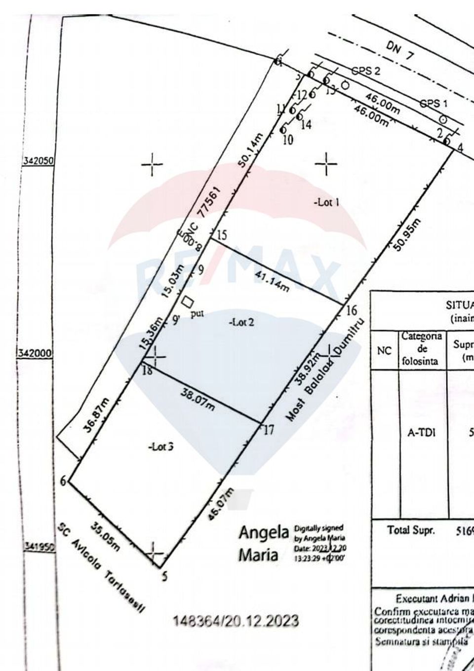 Land 1,500sqm Tartasesti / Strada Independentei