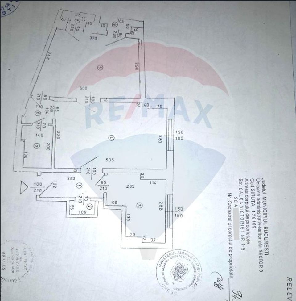 Apartament cu 2 camere de vanzare in Calea Victoriei nr 1