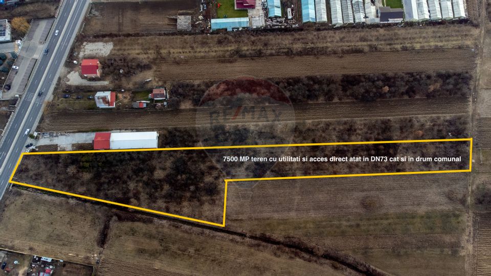 Land 7,500sqm Micesti / Soseaua DN73