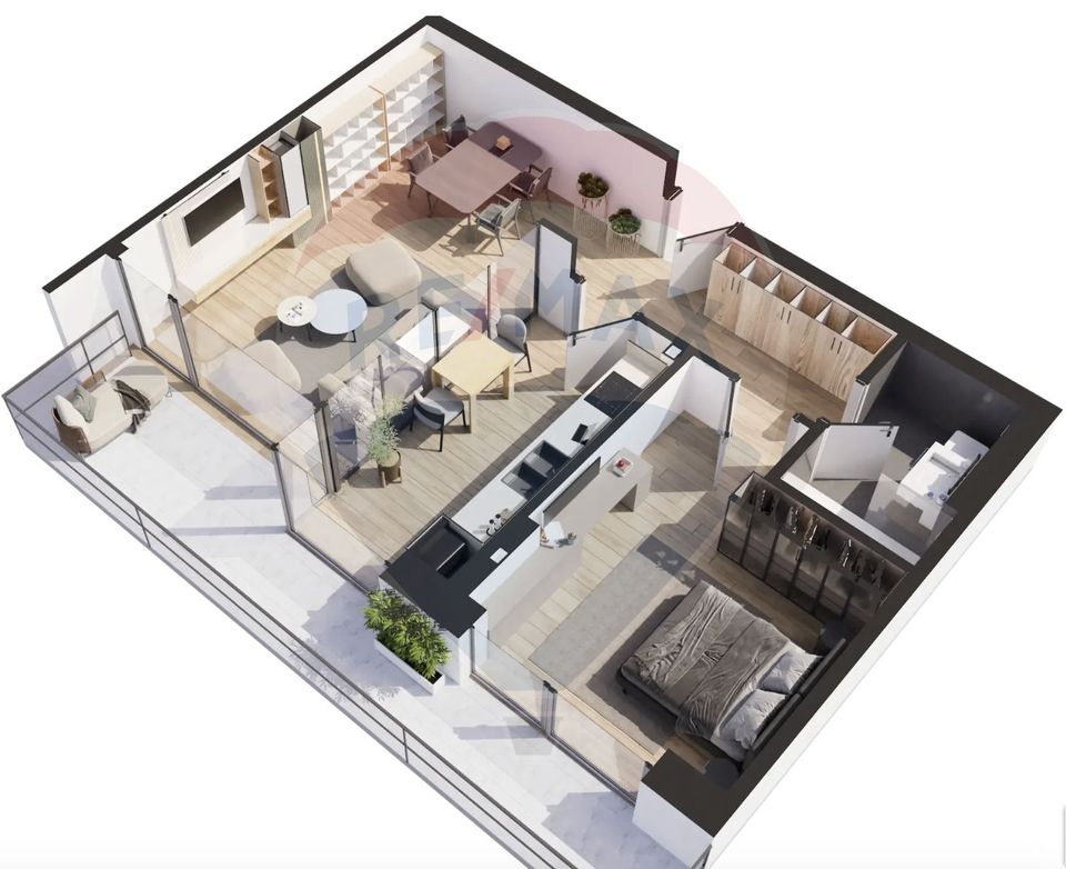 2 room Apartment for sale, Aviatiei area