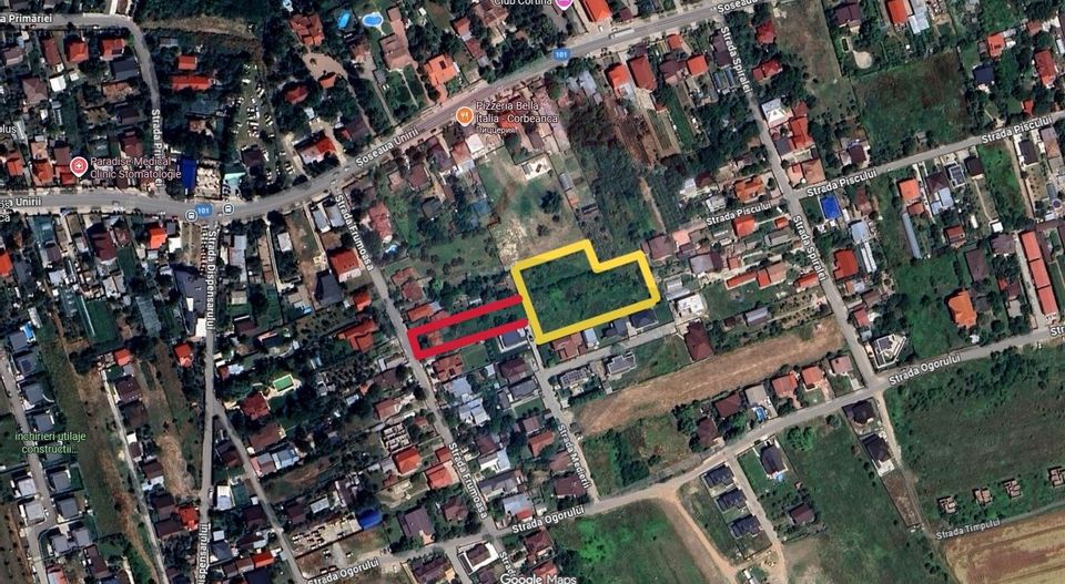 Land 4,000sqm Corbeanca / Strada Frumoasa
