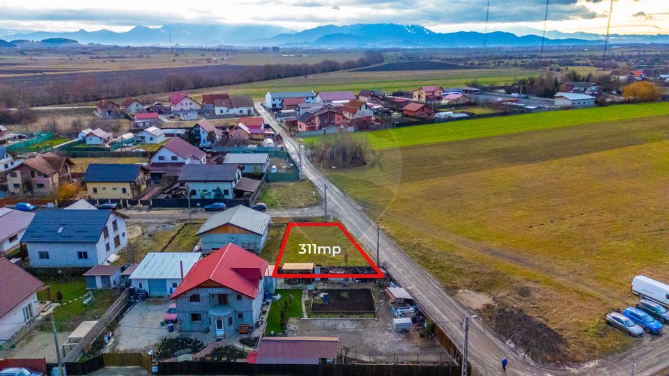 REZERVAT! Teren 311 mp/ Bod/Intravilan