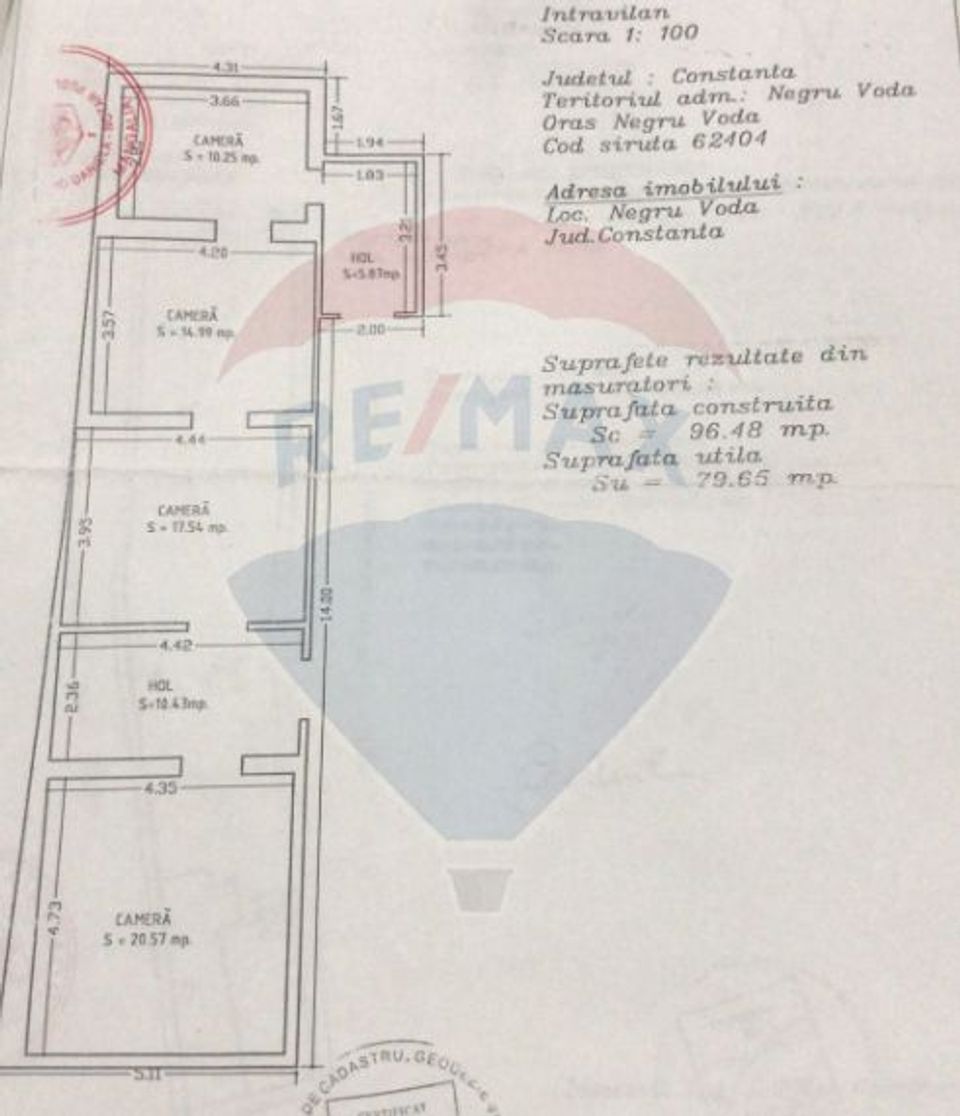 3 room House / Villa for sale, Central area