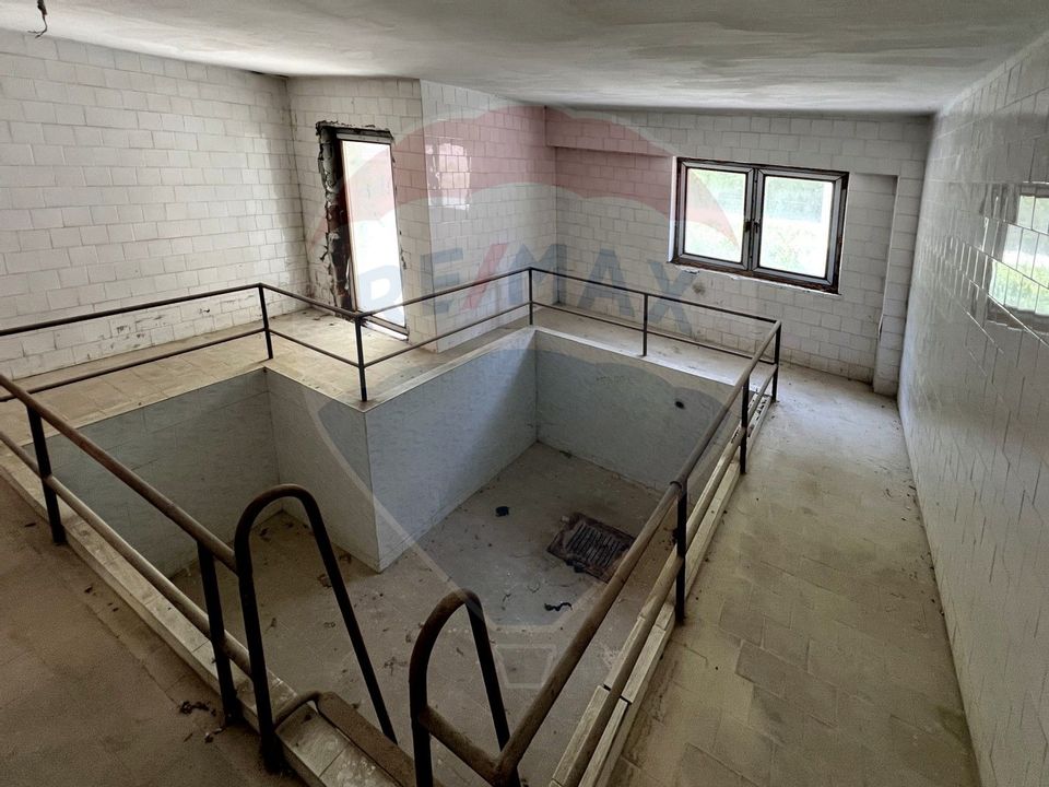 Hotel-bază de tratament, edificat în zonă cu ape sulfuroase