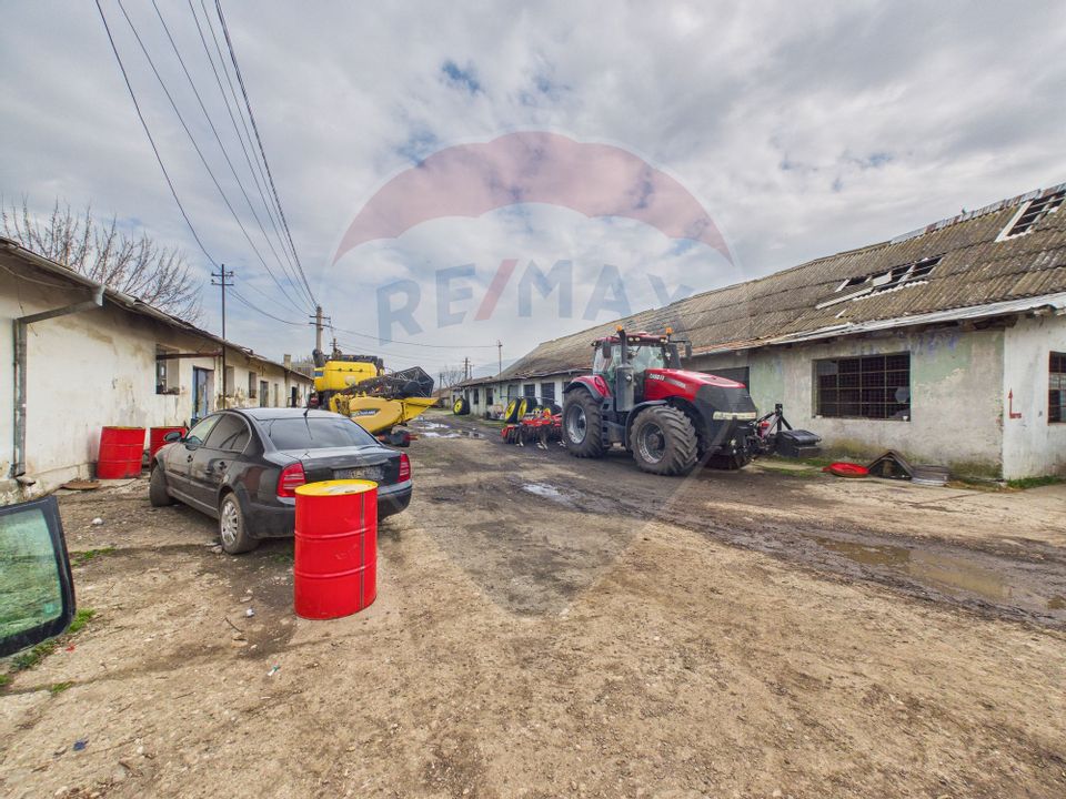 Industrial space for sale 7950sqm Lehliu Railway Station access DN3+A2