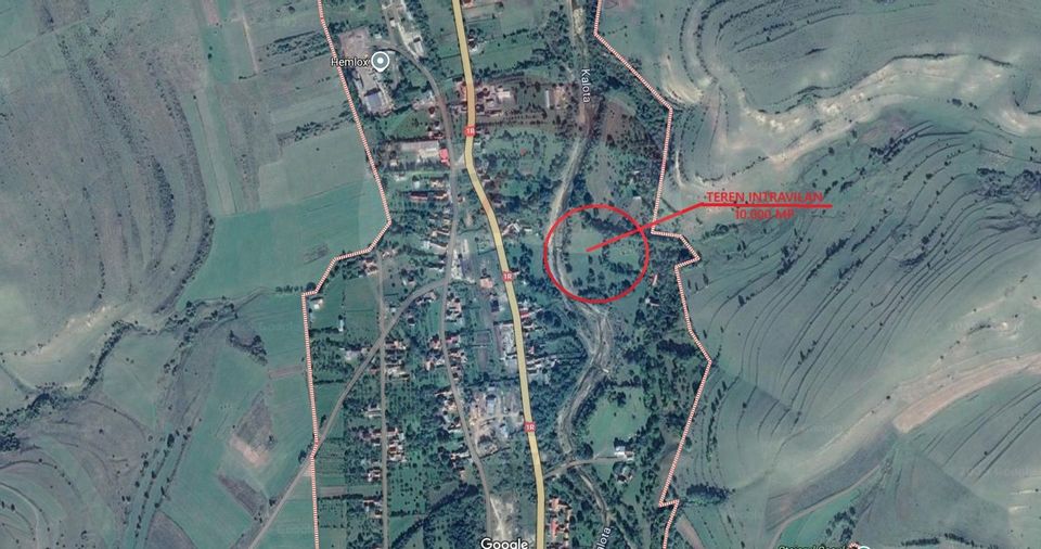 Teren 10.000 mp Calatele – Apuseni, langa rau, ideal investie turism