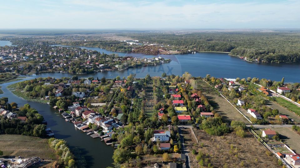 Vila 474 mp utili deschidere direct lac Snagov 1250 mp teren