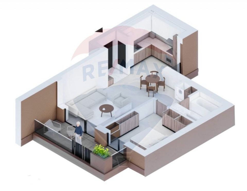 Apartament de lux, 2 camere, în zona Decebal, la 5 minute de metrou