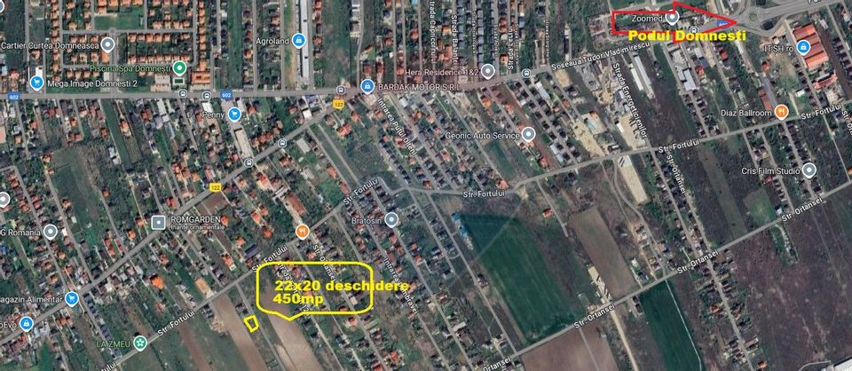 Land for sale Clinceni Olteni str Ortansei 450sqm