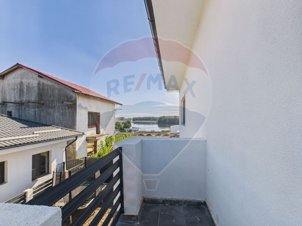 Duplex 85 mp utili, curte 200 mp – vedere la lac și pădure