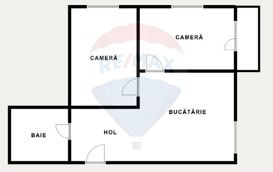 Apartament cu 2 camere de vanzare Manastur Edgar Quinet Nr.22 Etaj 4/5