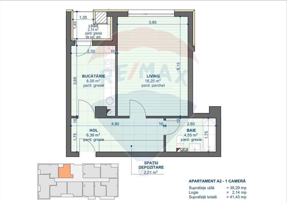 Apartament nou de Vânzare , 1 Camera în Iasi - CUG - 0% Comision