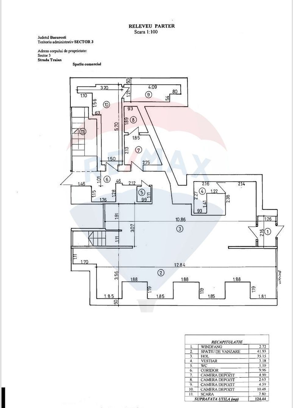 Commercial space 205 sqm - Bd. Unirii - Traian