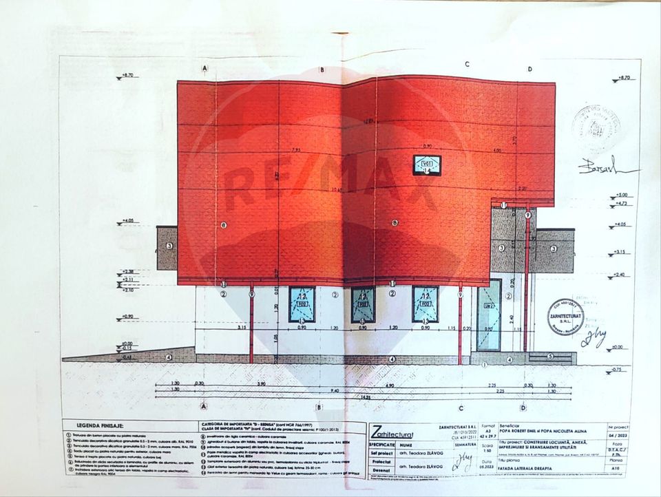 COMISION 0% |  Proiect de casă cu autorizație | teren 443 mp | Prejmer